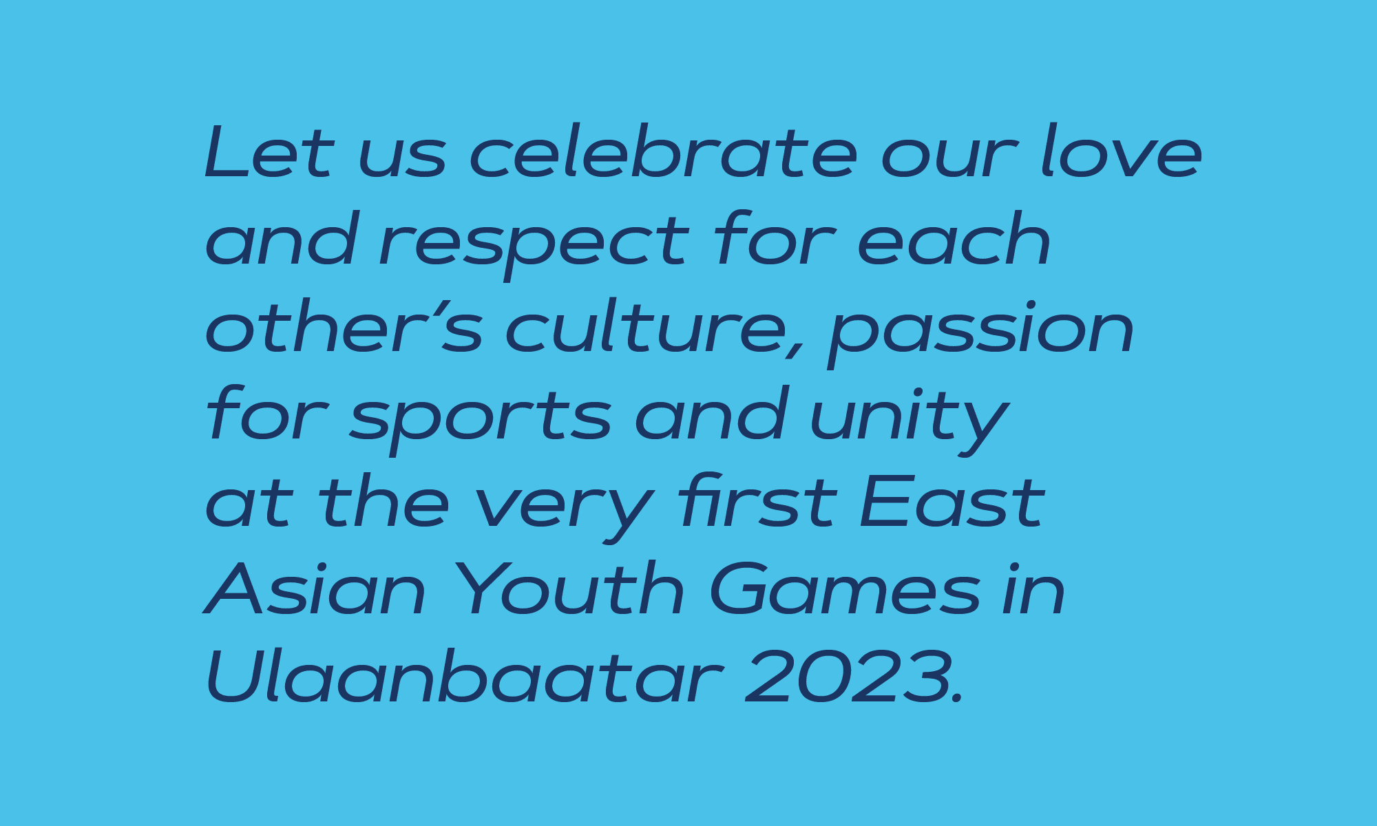 Ulaanbaatar East Asian Youth Games 2023 - Image 3